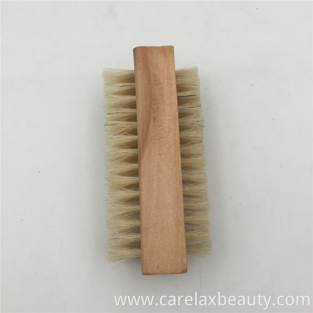 high quality natural wooden nail brush